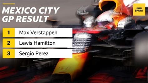 Max Verstappen Extends Title Lead Over Lewis Hamilton With Mexico City Win Bbc Sport