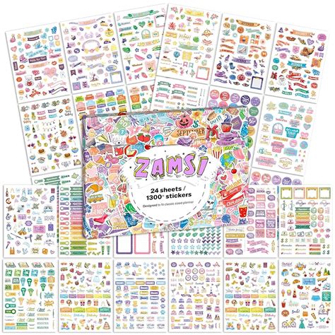 monthly weekly daily planner stickers aesthetic planner stickers