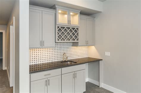 Build A Basement Bar With Kitchen Cabinets Things In The Kitchen