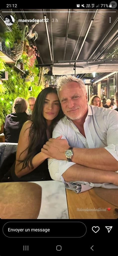 David Ginola enlacé avec sa jeune compagne Maëva 22 ans de moins le