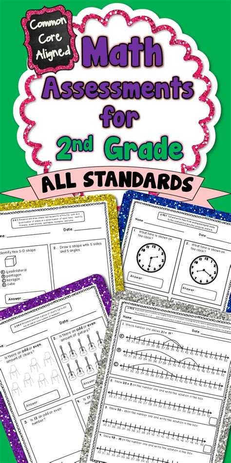 This 60 Page Assessment Bundle Contains Quick Math Assessments For