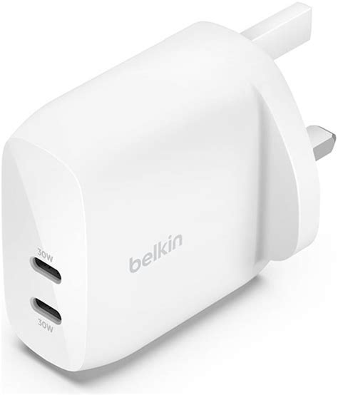 Belkin BoostCharge Pro USB C Wall Charger With PPS 60W Power Delivery