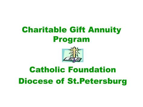 PPT - Charitable Gift Annuity Program PowerPoint Presentation, free ...