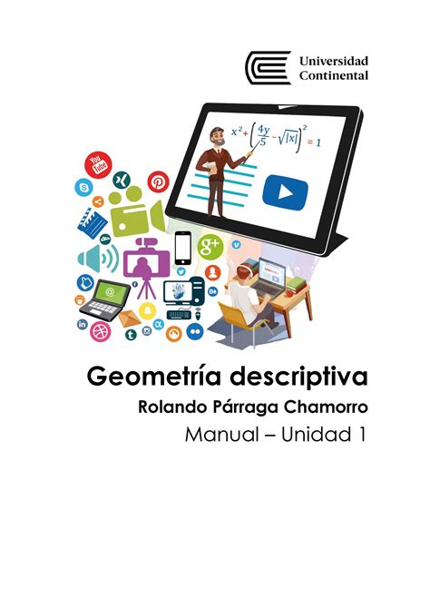 Manual U1 Geometría Descriptiva Geometría descriptiva Rolando Párraga