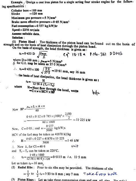 Piston Design | PDF