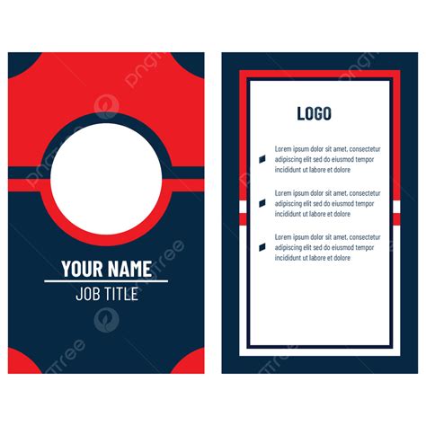 Id Card Design Template Vector Art Modern Template Download On Pngtree