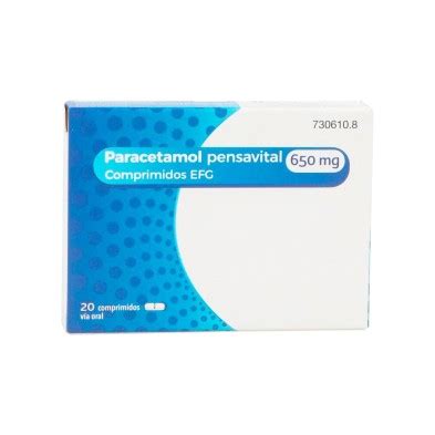 Pensavital Paracetamol Efg Mg Comprimidos Okfarma Es