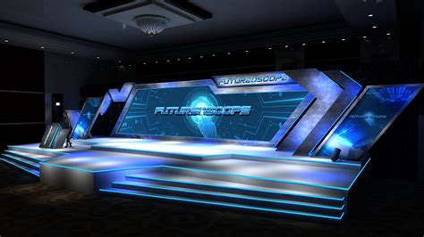 Futuristic Stage Design For Pmi Behance