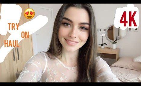 K Transparent Lingerie Monokini Try On Haul