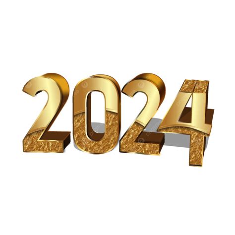 2024 Typography Effect Happy New Year 2024 Text Effect 2024