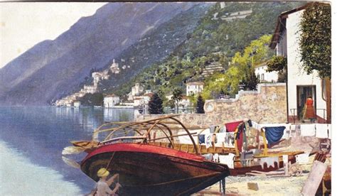 Italie Lago Di Lugano San Mamette E Albogasio Carte Postale