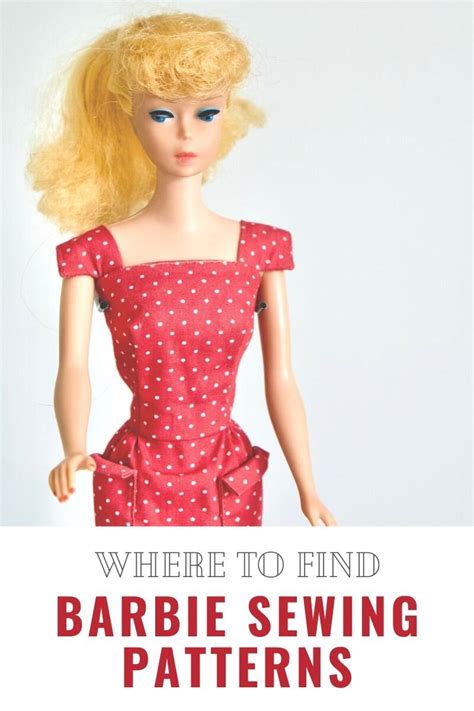 Sewing Patterns For Barbie Clothes For Beginners And Beyond — Pin Cut