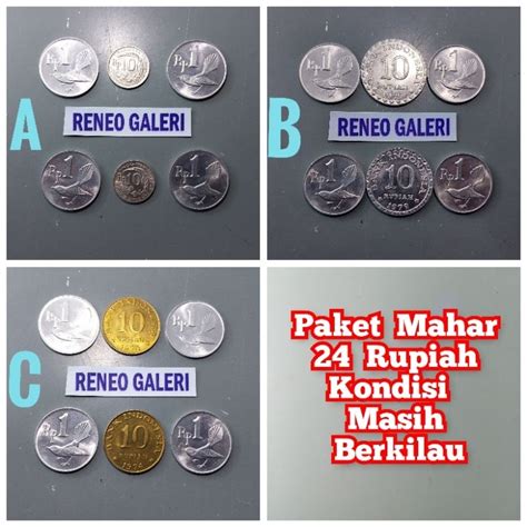 Jual Asli Berkilau Paket Rupiah Original Set Rp Mahar Nikah Uang