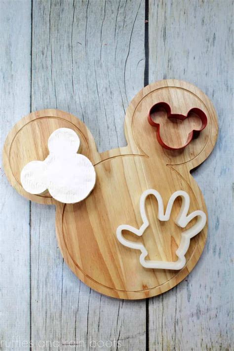 Amazing Mickey Mouse Charcuterie Board Ruffles And Rain Boots