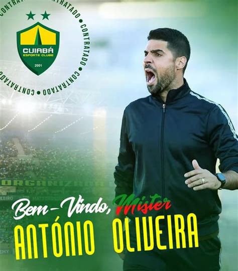 Cuiabá anuncia a contratação do técnico português António Oliveira Lance