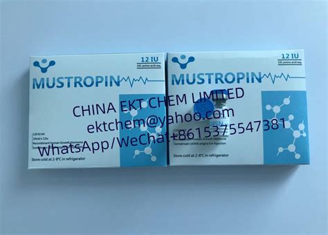 120iu Mustropin 191amino Acid Hgh Human Growth Hormone Peptide For Fat Mobilization Iso9001