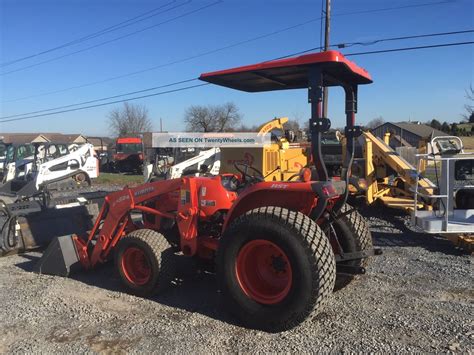 2011 Kubota L3800 4x4 Hydro Compact Tractor W Loader