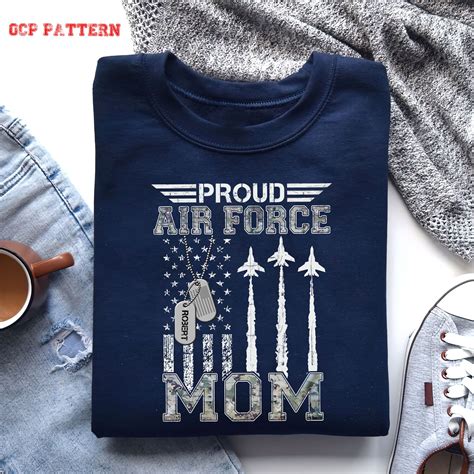 Proud Air Force Mom Shirt Air Force Mom T Us Air Force Etsy