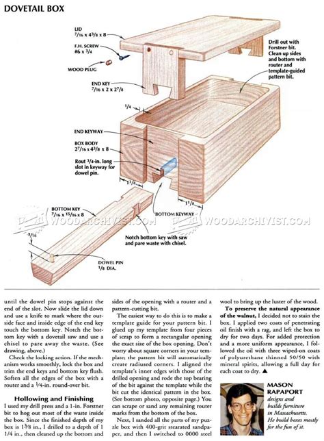 Puzzle Box Plans • WoodArchivist