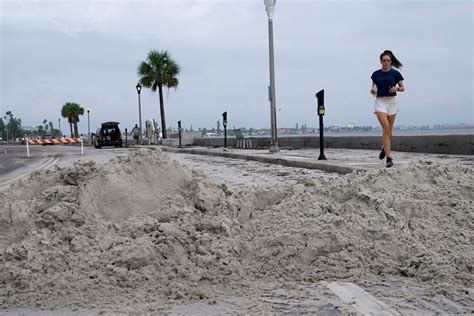 Tropical Storm Eta Dumps Blustery Rain On Florida West Coast