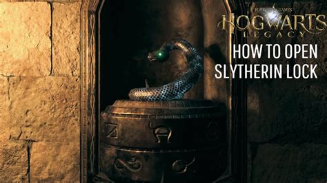 How To Open Slytherin Lock Hogwarts Legacy Youtube