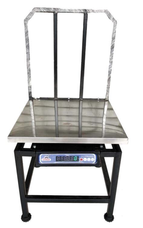 Silver Electric Square 50 Hz Heavy Duty Platform Scale Display Type