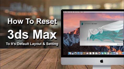 Reset 3ds Max To Default Settings Quick Fix 3dsmax YouTube