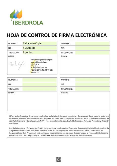 Pdf Hoja De Control De Firmas Electronicas Iberdrola Dokumen Tips