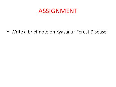 Kyasanur Forest Disease Ppt Ppt