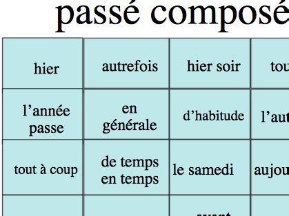 Pass Compos Ou Imparfait Le Jeu Hot Sex Picture