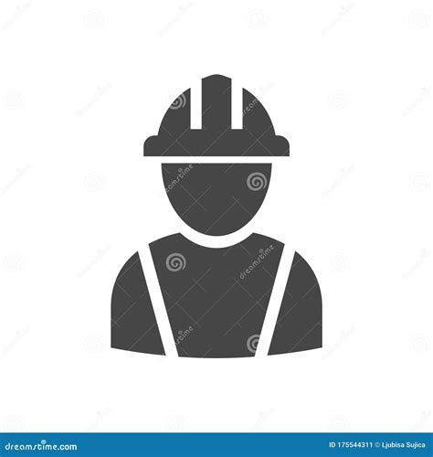 Contractor Icon Workers Icon Stock Vector Illustration Of Occupation