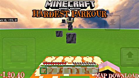 Minecraft Hardest Parkour With New Customise Control Mcpe 1 20 40