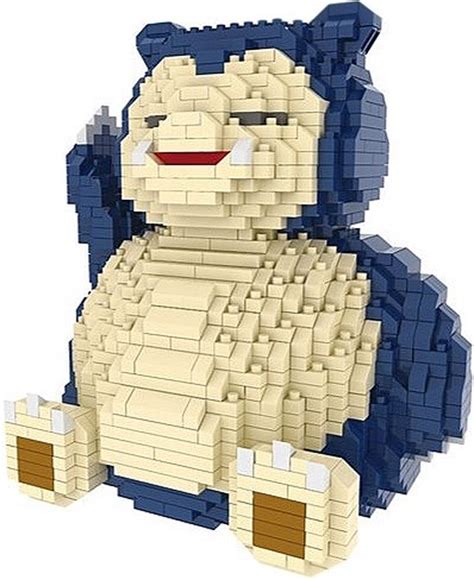 Snorlax Nanoblock Groot 1880 Blocks Pokémon Speelgoed Pokémon