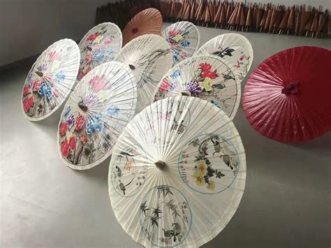 Oiled Paper Umbrella Handmade Oiled Paper Umbrella Plum Pattern Chinese Art Classical Dance