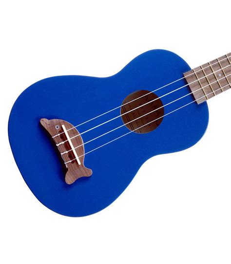 Makala Dolphin Soprano Ukulele - Metallic Blue