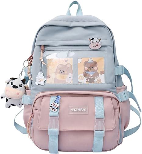 Amazon Mochila kawaii preciosa mochila pastel para niñas