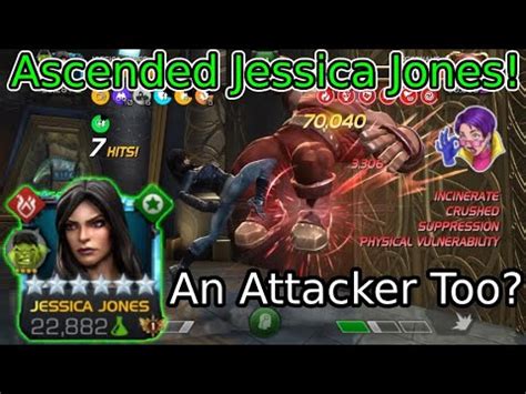 Star Rank Ascended Jessica Jones Gameplay Marvel Contest Of