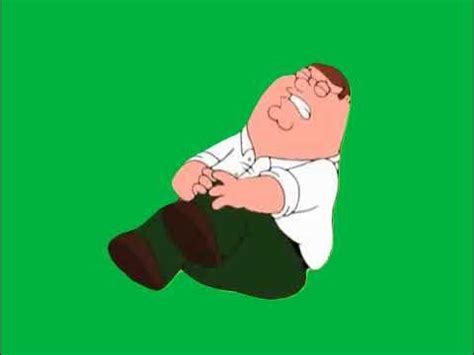 Peter Griffin Falls and Hurts His Knee Green Screen - YouTube