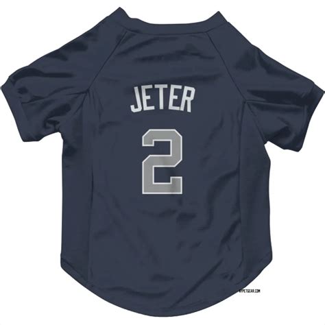 New York Yankees Derek Jeter Navy Pet Jersey for Dog & Cat - New York Store