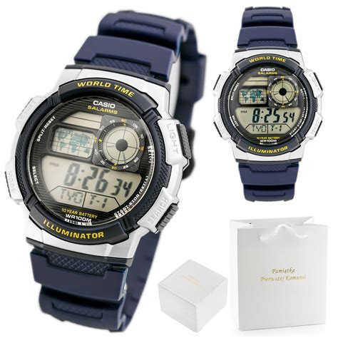 ZEGAREK DLA CHŁOPCA NA KOMUNIĘ CASIO GRATISY 13629479277 Allegro pl