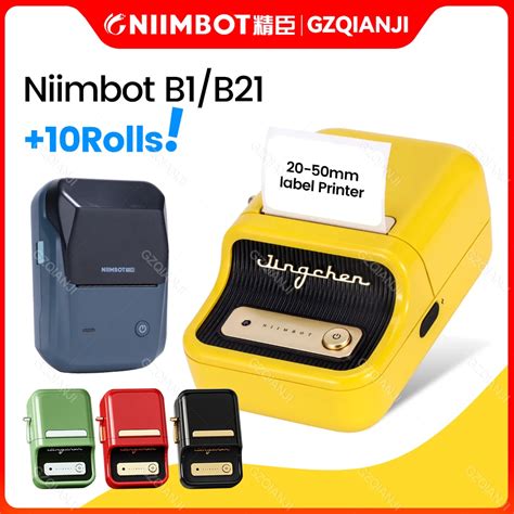 Niimbot B21 B1 Impressora De Etiquetas T Rmica Sem Fio Mini Barcode