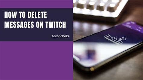 How To Delete Messages On Twitch