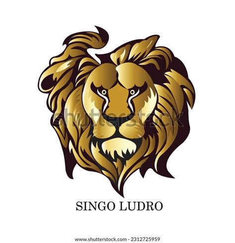 Lion Color Realistic Portrait Lions Head Stock Vector Royalty Free