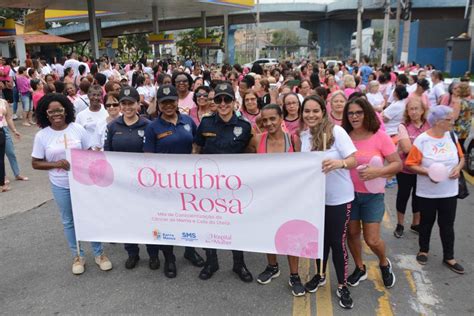 Outubro Rosa 1ª Caminhada de Conscientização do Câncer de Mama marca