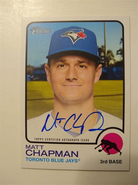 Chapman Matt Topps Heritage High Numbers Real Ones A Flickr