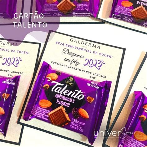 Cart O Talento Personalizado Chocolate Elo Em Presentes