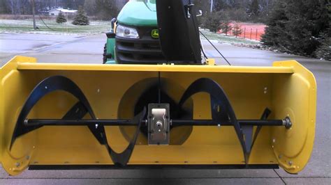 John Deere X540 Snow Blower Vibration Youtube