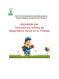 DECISIÓN 584 Instrumento Andino de Seguridad y Salud en decisi 211