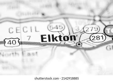 Elkton Maryland Usa On Geography Map Stock Photo 2142918885 | Shutterstock