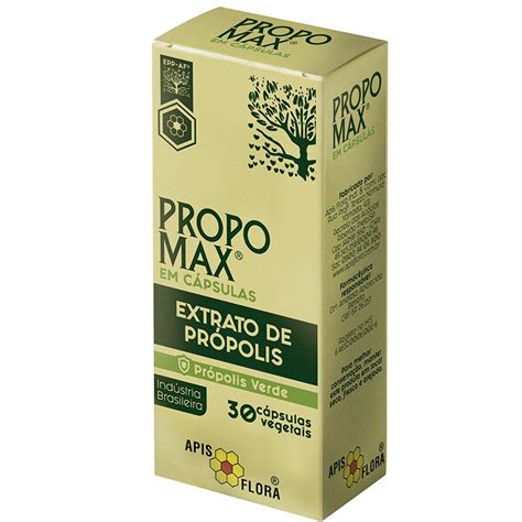 Propomax Extrato De Própolis Verde 30 Cápsulas Apis Flora